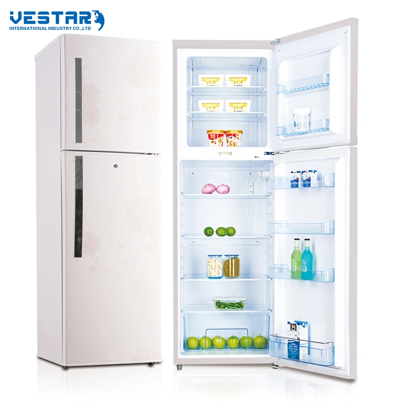 Classic big capacity top mounted double door refrigerator