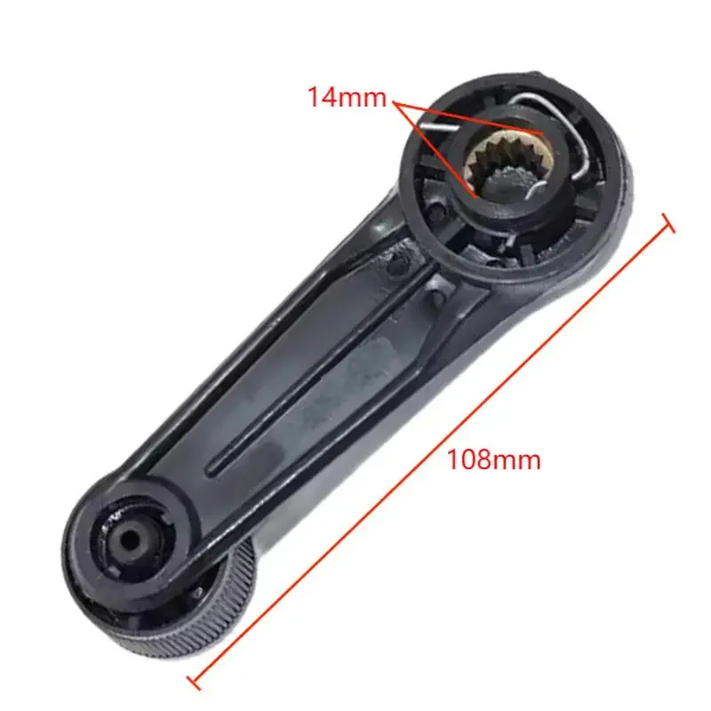 1Pc Car Window Connect Winder Handle Black/Grey/Beige Glass Shaker Handle Replacement Universal Automobile Accessories car window winder handle
