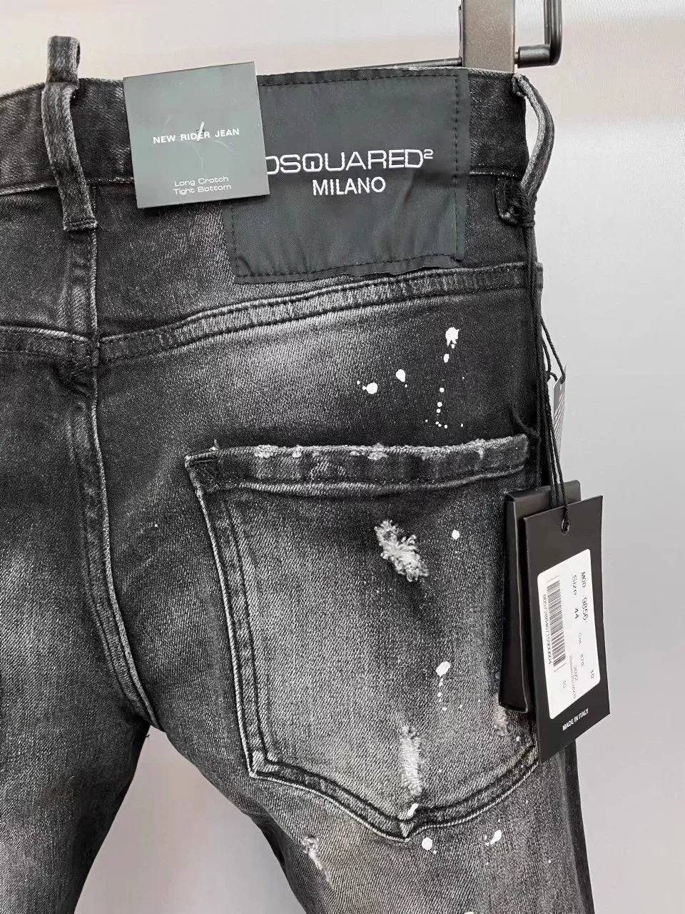 Light Luxury Washed Jeans quality detail