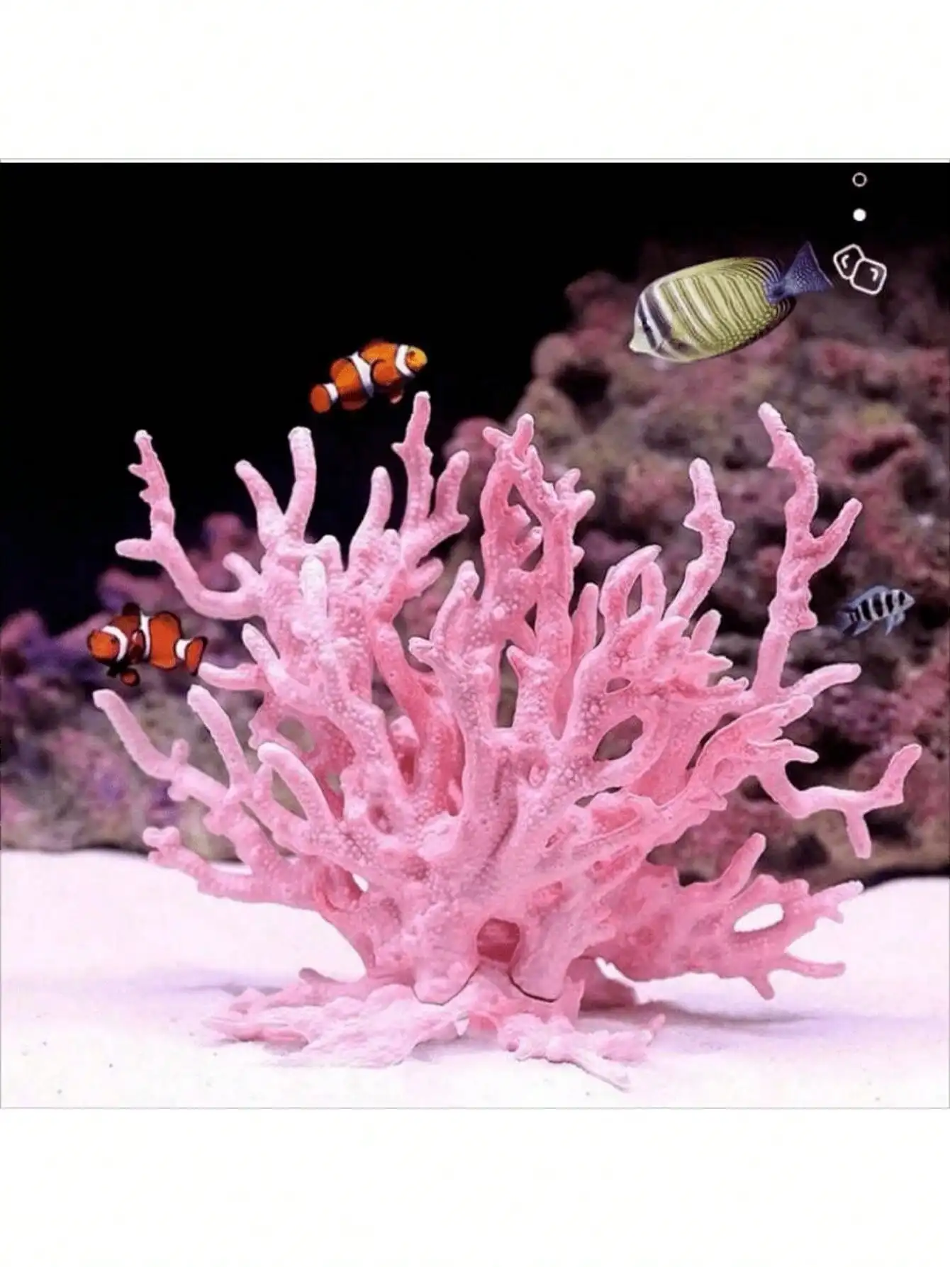 Aquarium Landscape Decoration PVC Coral Tree 1PC/3PCS for Fish Tank Decorated mini landscape ornaments fish tank ornaments fish tank decorations aquarium ornaments