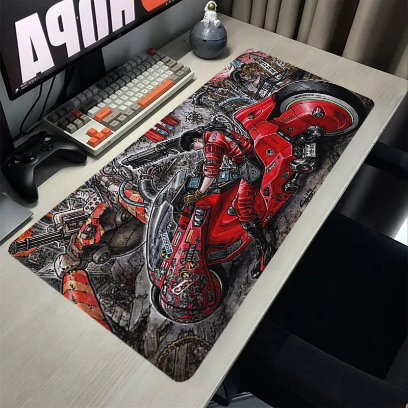 

Anime Mousepad A-Akira XL Mouse Pad Gaming Accessory Pc Gamer Carpets Office Computer Rubber Desk Mat Locking Edge Keyboard Mats