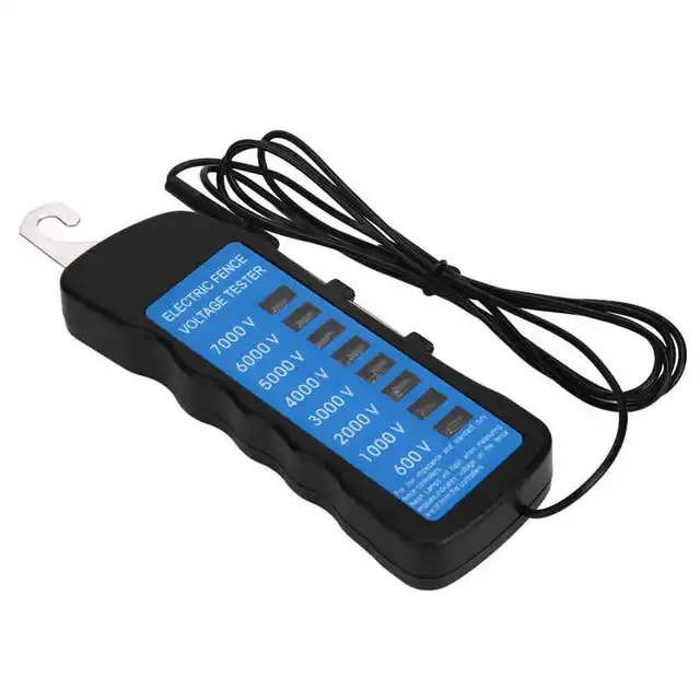 Elektromos Kerítés Tesztelő Több Könnyű Feszültség Detektálási Hordozható 8 Lámpa A Mezőgazdasági Ellátáshoz Abs 7000 V -Os Lóállat -Kerítéshez - Image 2
