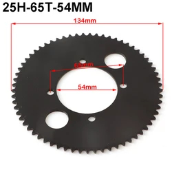 Heavy - Duty Rear Sprocket for Mini Motors - 25H, 54mm, 55/65T (25H - 65T - 54mm B)
