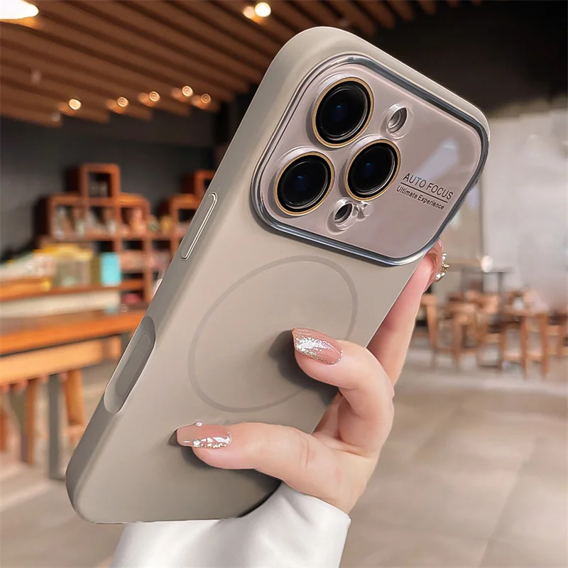 Enhanced Liquid Silicone Magnetic Shockproof Phone Case with Screen Protector
