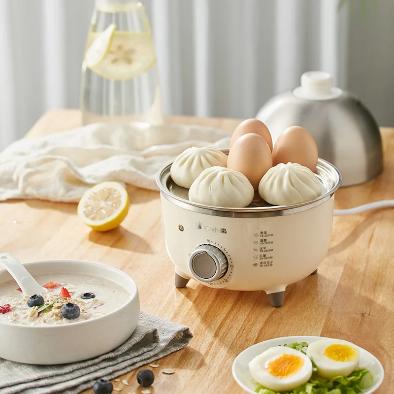 360W Electric Egg Boiler Breakfast Machine Multicooker Steamer Automatic Egg Cookers Home Egg Custard Steaming Cooker with Timer 4