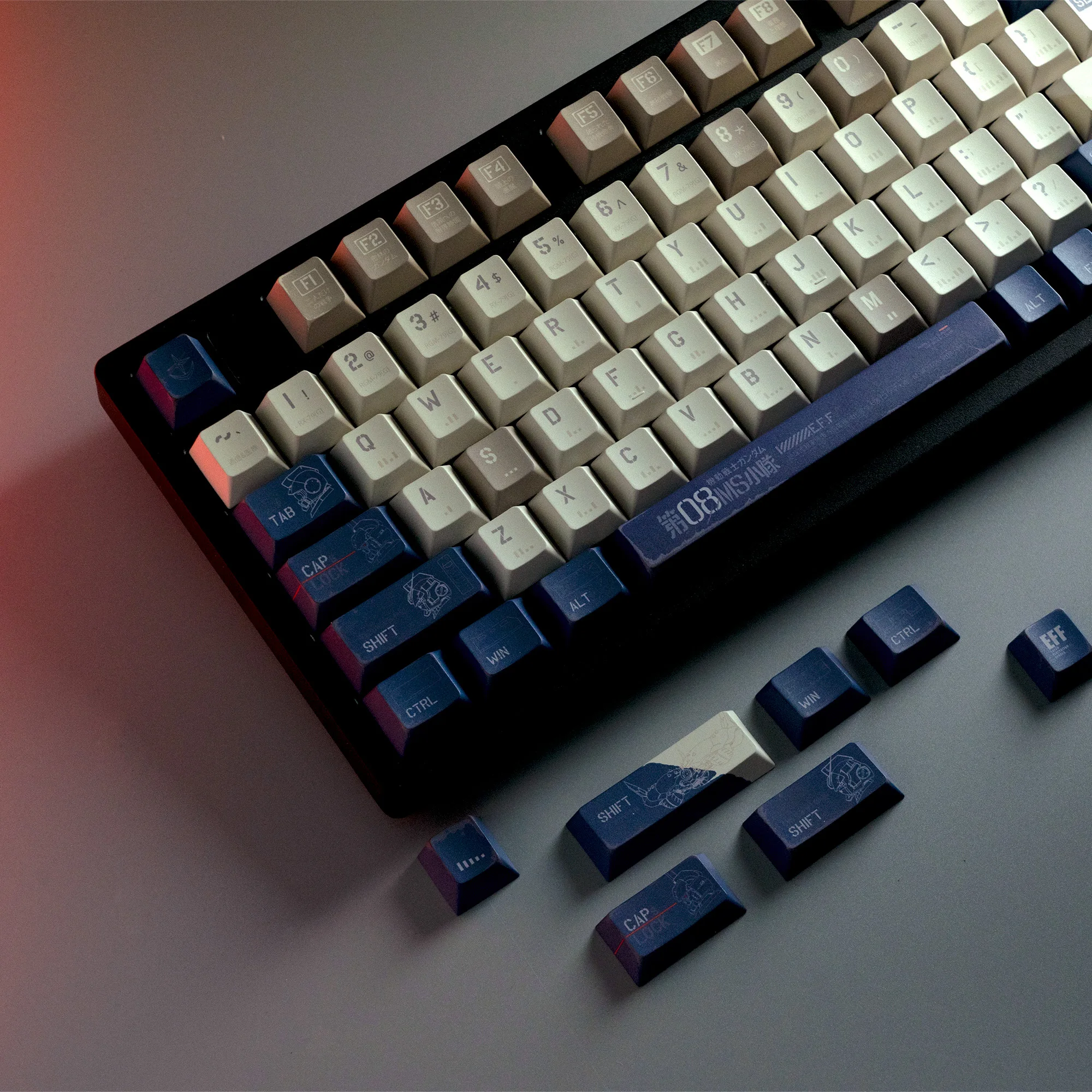 Xvxガンダムアニメキーキャップ、pbtキーキャップ、メカニカル