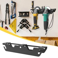 Angle Grinder Holder 2 Bay Multipurpose with Cord Hanger Wall Mount Bracket for Angle Grinders Garage Workspace Wrenches Cutters 1