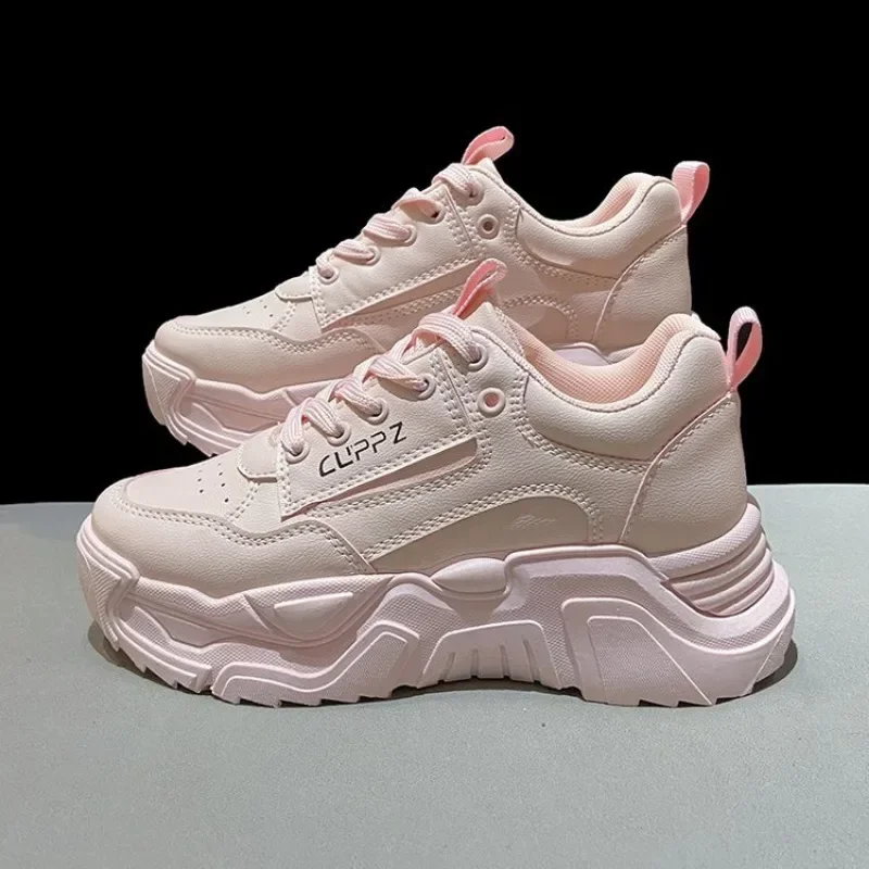 

2023 New Fashion Platform New Breathable for Women All-match Thick-soled Sneakers Fashion Shoe Thick Bottom Casual Sports Shoes