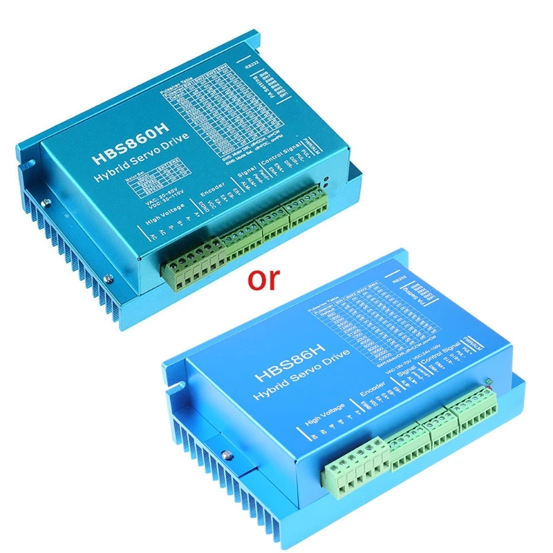 

Closed Loop Servo Motor Driver HBS860H Step Servo With RS232 Port Dropship