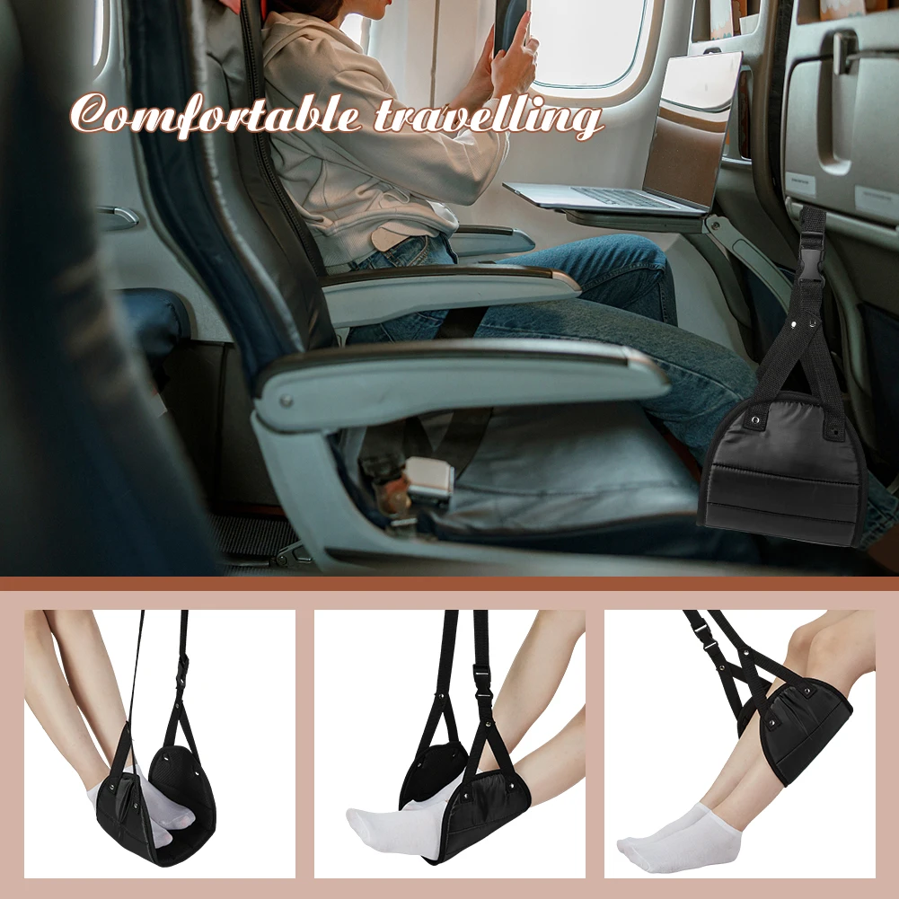 Airplane Footrest Airplane Footrest Portable Plane Foot Hammock Long Flight Essentials Office Footrests Foot Rest For Travel Home