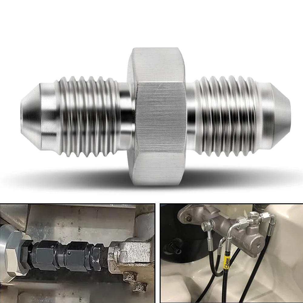 Edelstahl AN3 Motorrad Hydraulik-Bremsölschlauch mit Banjo-Anschluss 10MM Gerade/ 28/45/90 Grad ° Bremsschlauchenden – Detail 15