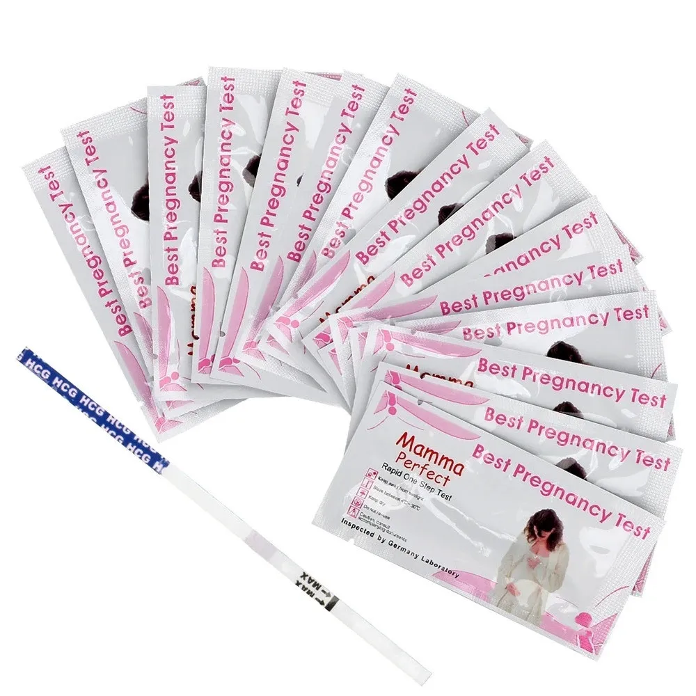 10pcs מהיר הריון מבחן מקל נשי LH המשתנה למדוד ביוץ מוקדם הריון תגובת מעל 99% דיוק בדיקה עצמית רצועות