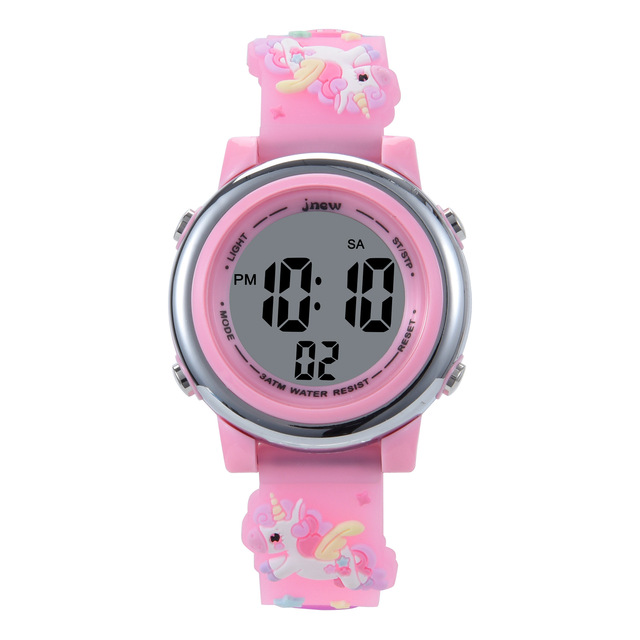 CE105 Children's Cartoon Ventilation Watch Waterproof Luminous Colorful Luminous Sports Electronic Watch