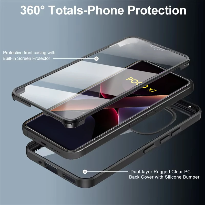 Ultimate 360 Full Cover Shockproof Phone Case with Screen Protection
