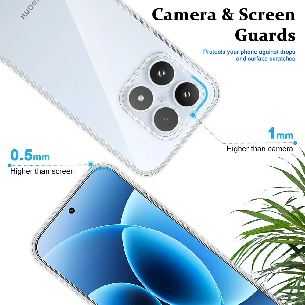 Ultra Thin Crystal Clear Silicone Phone Case Cover