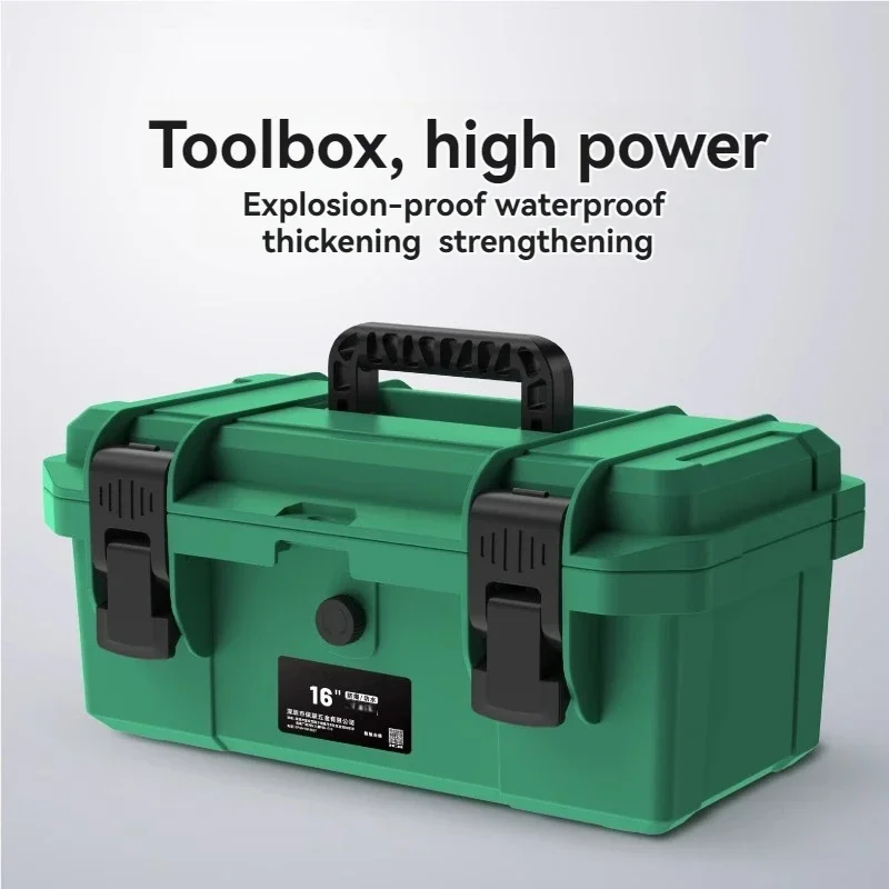 Hardware Toolbox Industrial Multifunctional Pelican Case Waterproof Garage Storage Box Thickened Tools Box Electrical Tool Chest