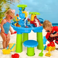 Kids Sand Water Table Toys for Toddlers 3 in 1 Sand & Water Play Table Beach Toy for Kids Table Activity Sensory Play Table Toys 1