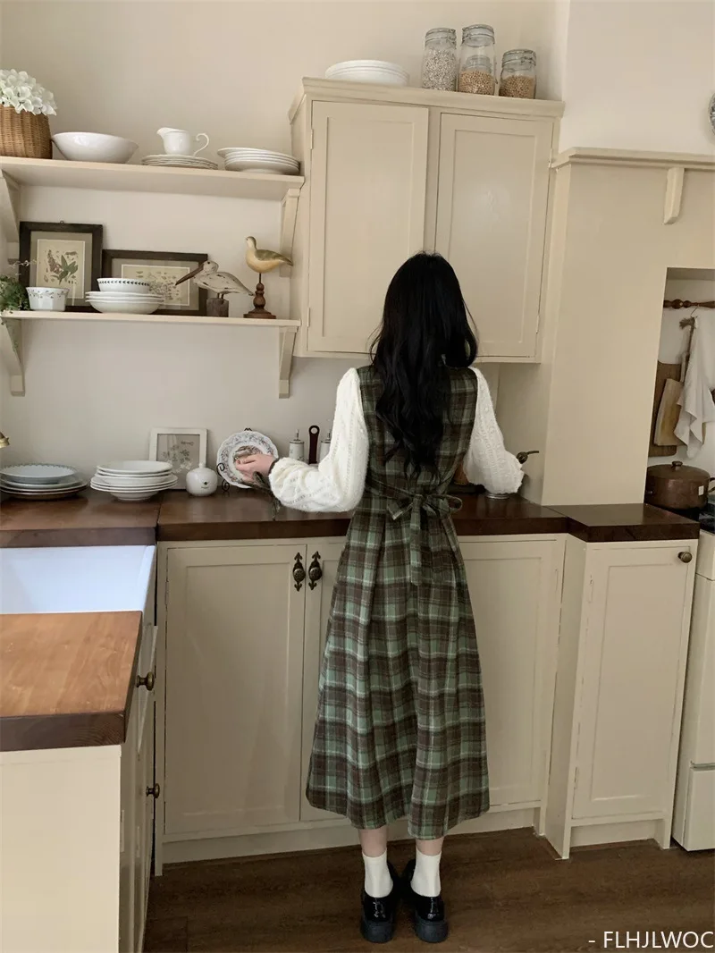 Faux Two Piece Shirt Dresses New 2024 Spring Long Sleeve