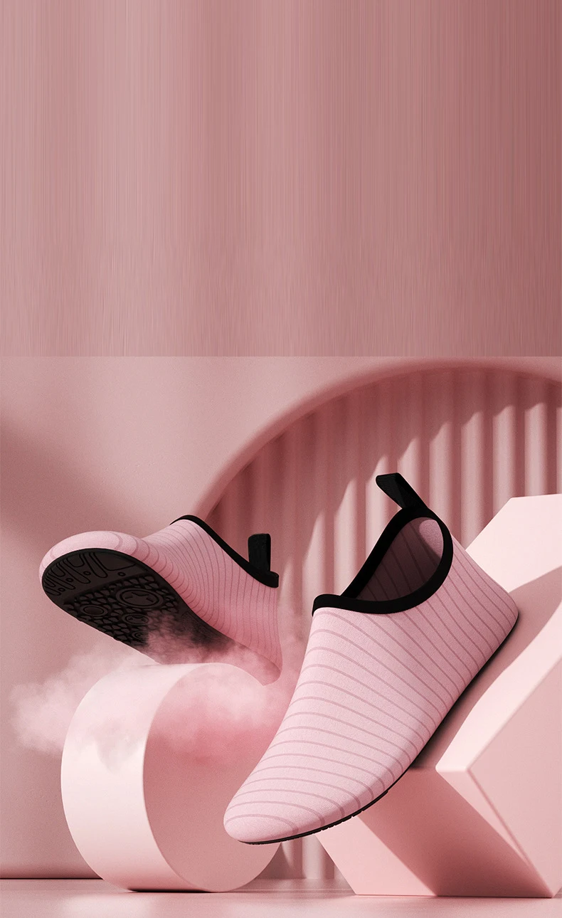 Evshine Damen-Yoga-Schuhe, leicht, rutschfest, schnell trocknend, Hausschuhe, Sport, lässig, für den Innenbereich, modische, gemütliche Damenschuhe – Detail 1