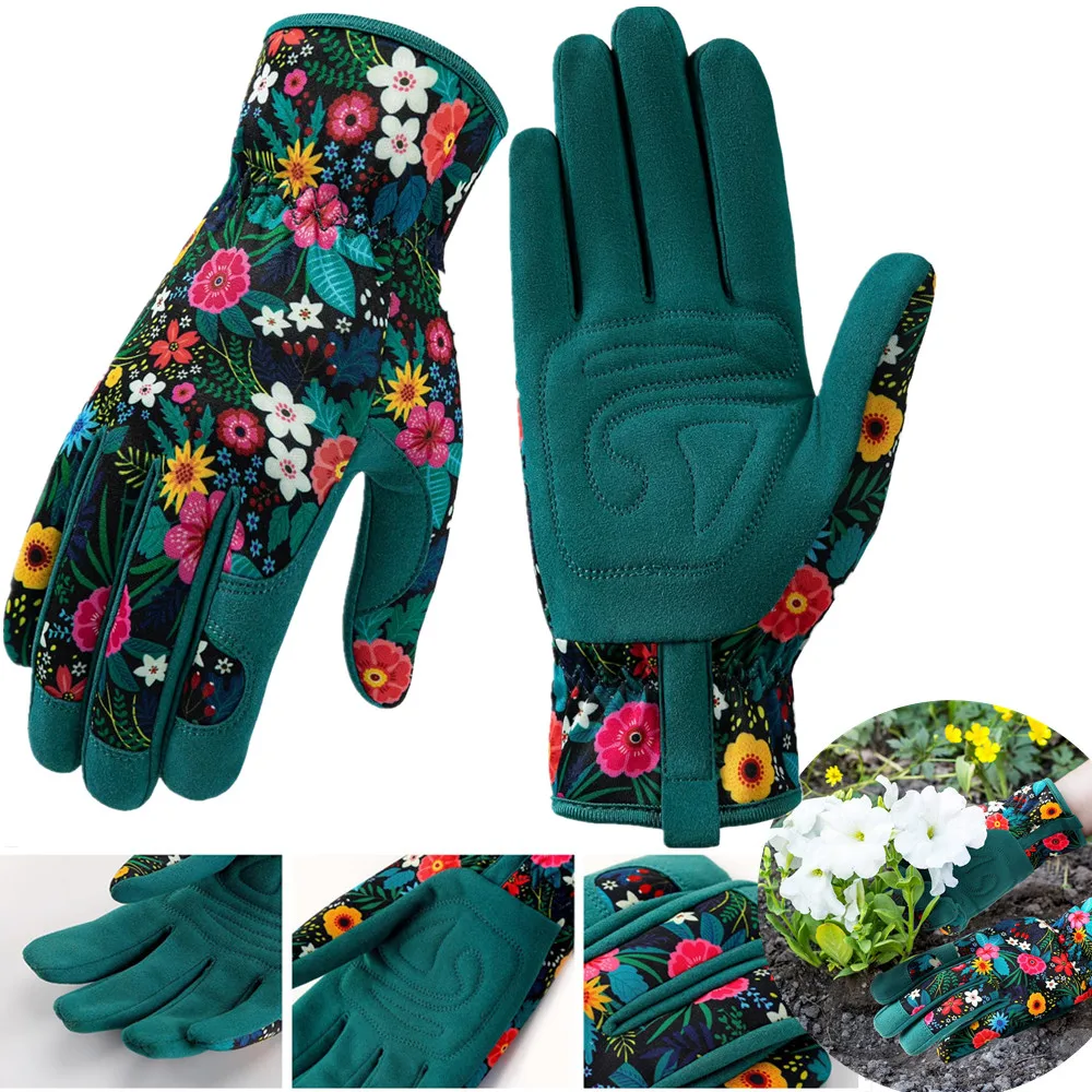 Gardening Gloves For Women Weeding Digging Planting Raking Thorn Proof No Stab For Working Outdoor Protective Leather Gloves For work gloves,protective gloves,gardening gloves