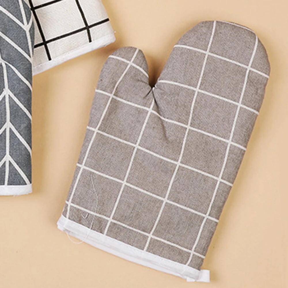 Kitchen Baking Gloves Microwave Oven Gloves High Temperature Resistant And Insulated Gloves Oven Gloves Heat-Resistant Glo 4