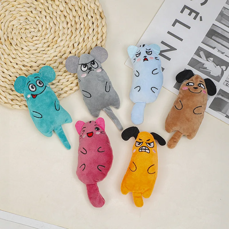 Cat Toys Funny Interactive Plush Cat Toy Mini Teeth Grinding Catnip Toys Kitten Chewing Squeaky Toy Pets Accessories Cat Toys Funny Interactive Plush Cat Toy Mini Teeth Grinding Catnip Toys Kitten Chewing Squeaky Toy Pets Accessories