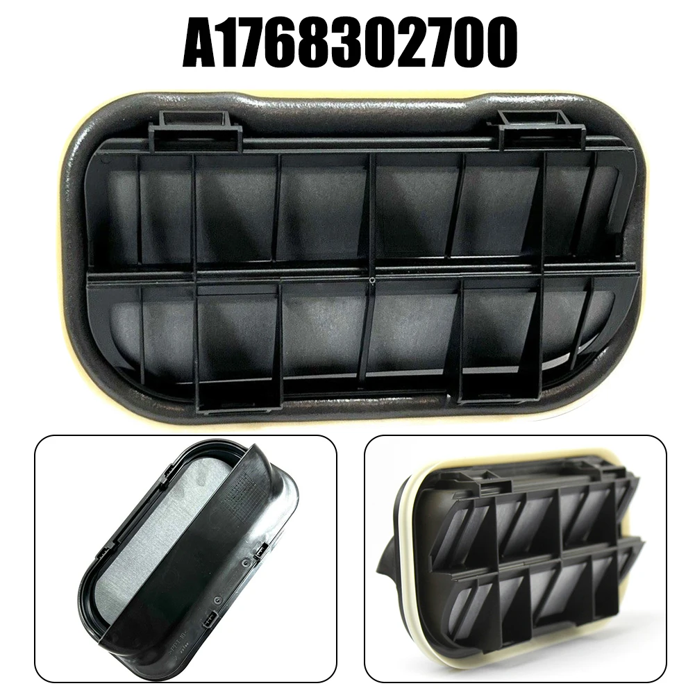 1Pc Air Vent Flap Rear Boot Bumper Breather Air Vent Flap Per Mercedes W169 W176 W245 A1768302700 Plug-And-Play Black Abs