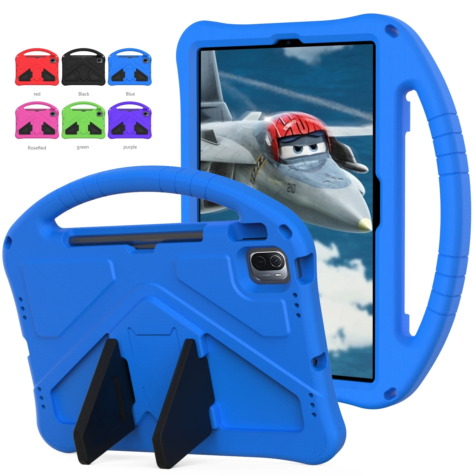 Kids Safe EVA Case For Xiaomi Pad 6 5 Pro pad6 Redmi Pad 10.61 2022 ShockProof Full Body Tablet Cover Mi Pad 4 Plus Stand Case_voghion.com