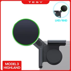 for Tesla New Model 3  Highland 2024 Foldaway Car Phone Mount Holder 15W Magnetic Magsafe Macsafe Wireless Charger Accessories