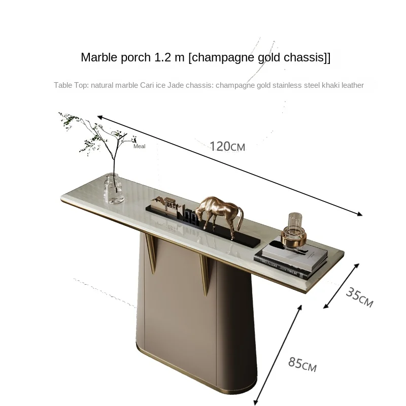 

HYP Light Luxury Entrance Cabinet into Entry Door Console Tables Villa Corridor Minimalist High-End