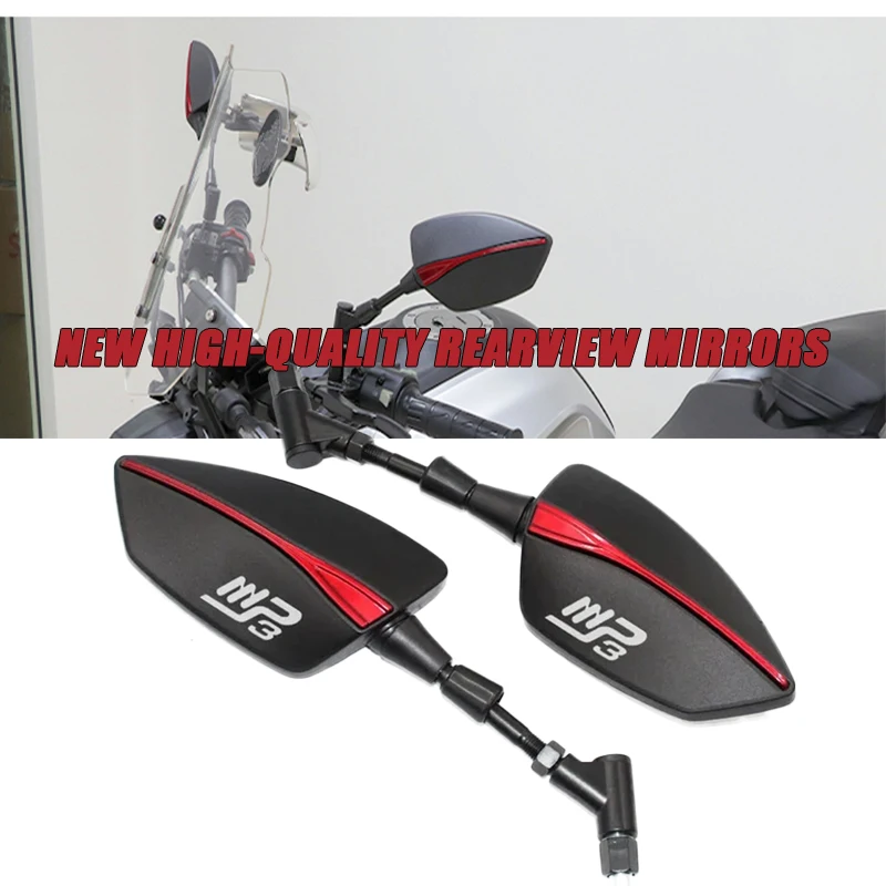 Per Piaggio Mp3 125 Mp3 250 Mp3 300 400 500 Mp3 Specchietto Retrovisore Laterale Regolabile Per Moto Retrovisore Universale Di Fascia Alta
