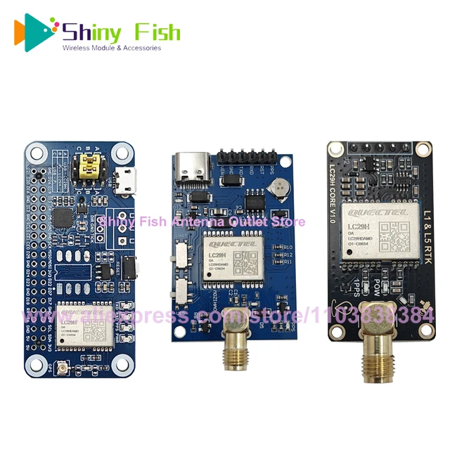 Quectel Waveshare LC29H Module LC29HDA RTK Positioning Core Board L1+L5 GPS Glonass Galileo GNSS Raspberry Pi Centimeter Level 4