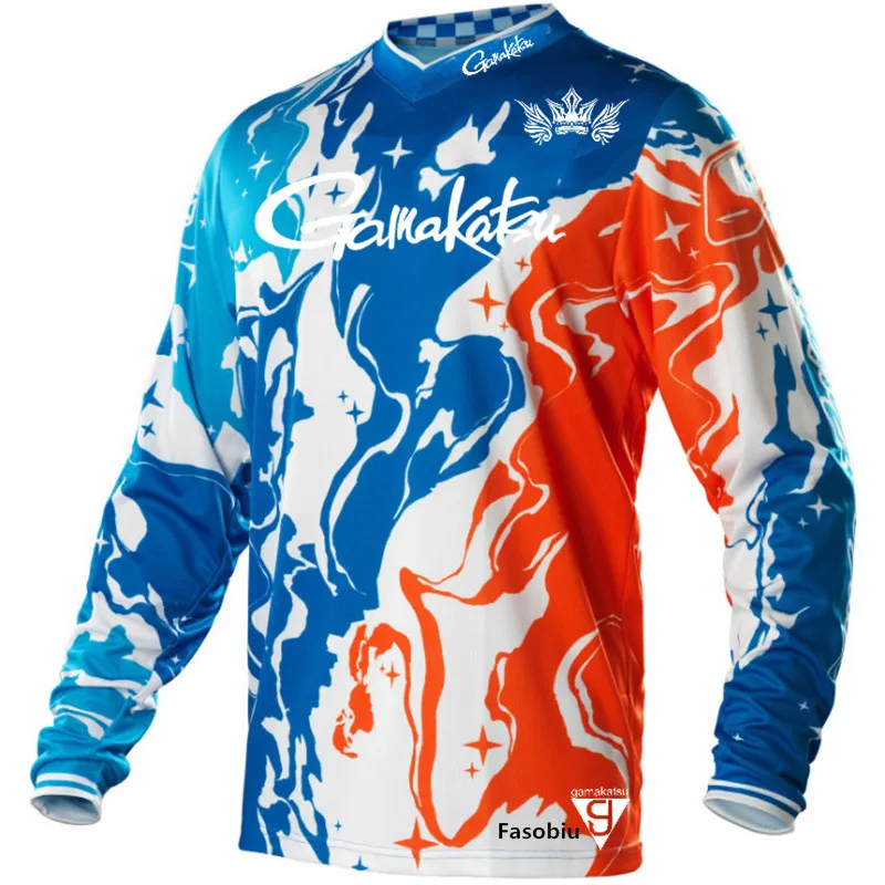 Gamau Breathable Fishing Clothing Men Anti mosquito Anti UV Sun