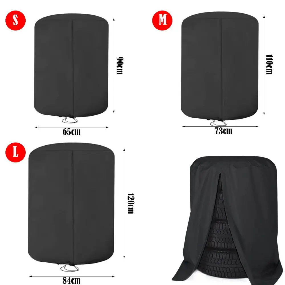 Multisize Car Tire Cover 4 Tires Capacity Dustproof Tire Storage Bag Waterproof Big Capacity Wheel Protector tire cover