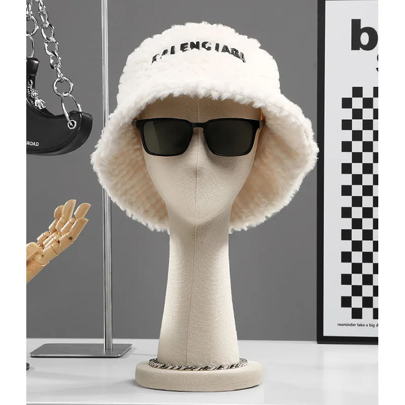 

Hot Sale! New Arrival Fabric Cover Mannequin Head For Wigs and Hat Display