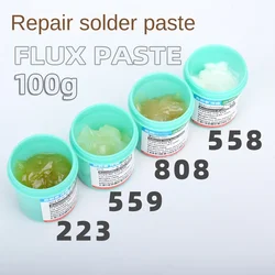 Welding flux Solder paste100g repair solder paste NC-559 558 223 808 fluxo de solda Halogen-free No cleaning