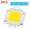 3PCS 100W Warm White