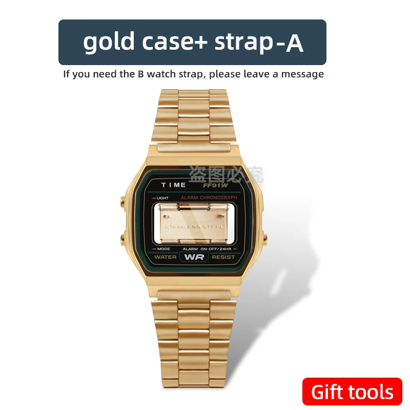 カシオF91wケース改造キット改造オールメタルケースA158/A159ベゼル