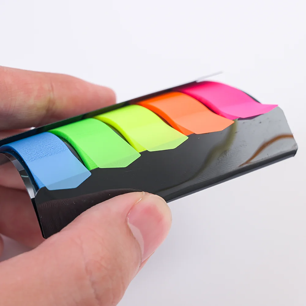 Neon Index Tabs, Self - Adhesive Sticky Notes for Page Marking ...