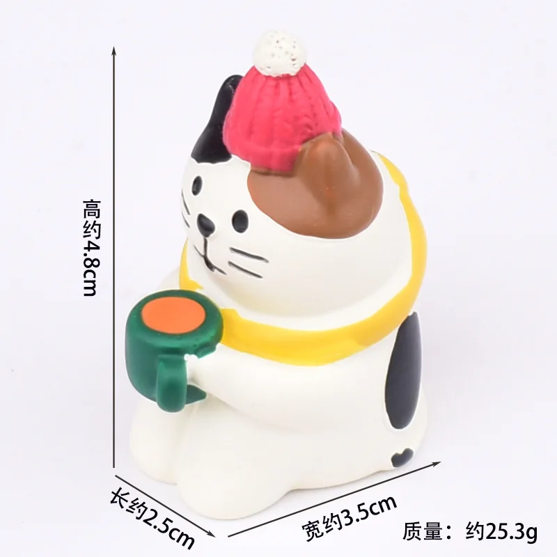 Shiba Inu Miniature Figurines Resin Craft for Bookshelf and Bonsai Décor