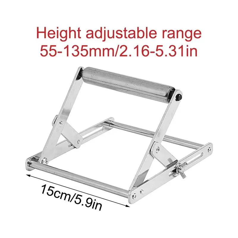 Miter Saw Table Portable Stainless Steel Saw Stand Height Adjustable Rustproof Foldable Cutting Machine Support Stand Tool