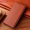 For Oukitel IIIF150 B2 Ultra B1 Pro Raptor LTD Air1 Ultra Plus Air1 Pro Magent Genuine Leather Case Flip Wallet Cover Coque 1