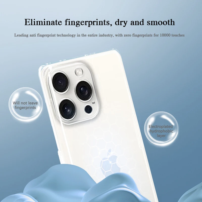 Ultra Slim Transparent Phone Case - Lightweight Clear Protective Back Cover