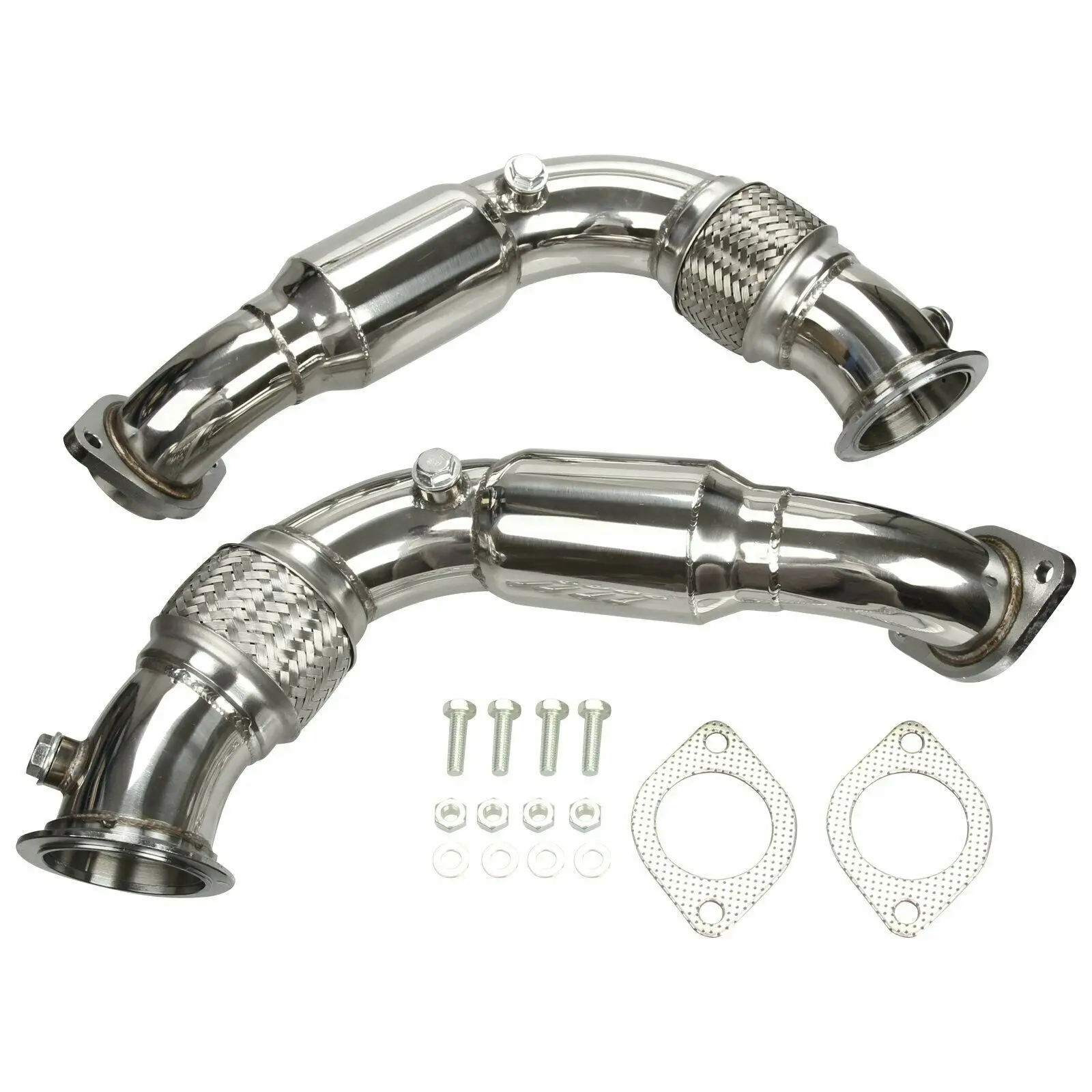 Downpipe Di Scarico In Acciaio Inossidabile Per 08-14 Bmw X6/X5/5-/7-Series N63 B44 4.4 V8