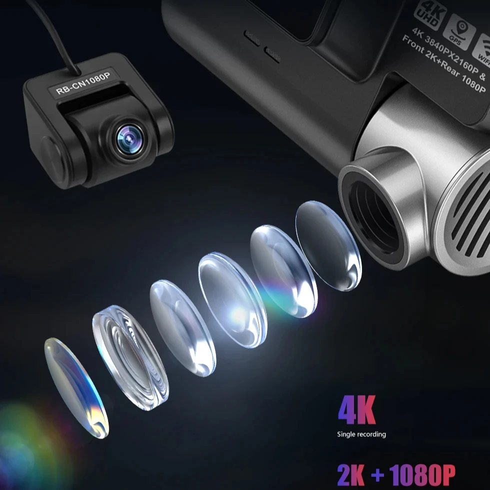 3 Pollici Car Black Box Wireless Car Play Dash Cam Car Retrovisione Telecamera Retromarcia Visione Notturna Usb Flash Drive Registratore Vocale