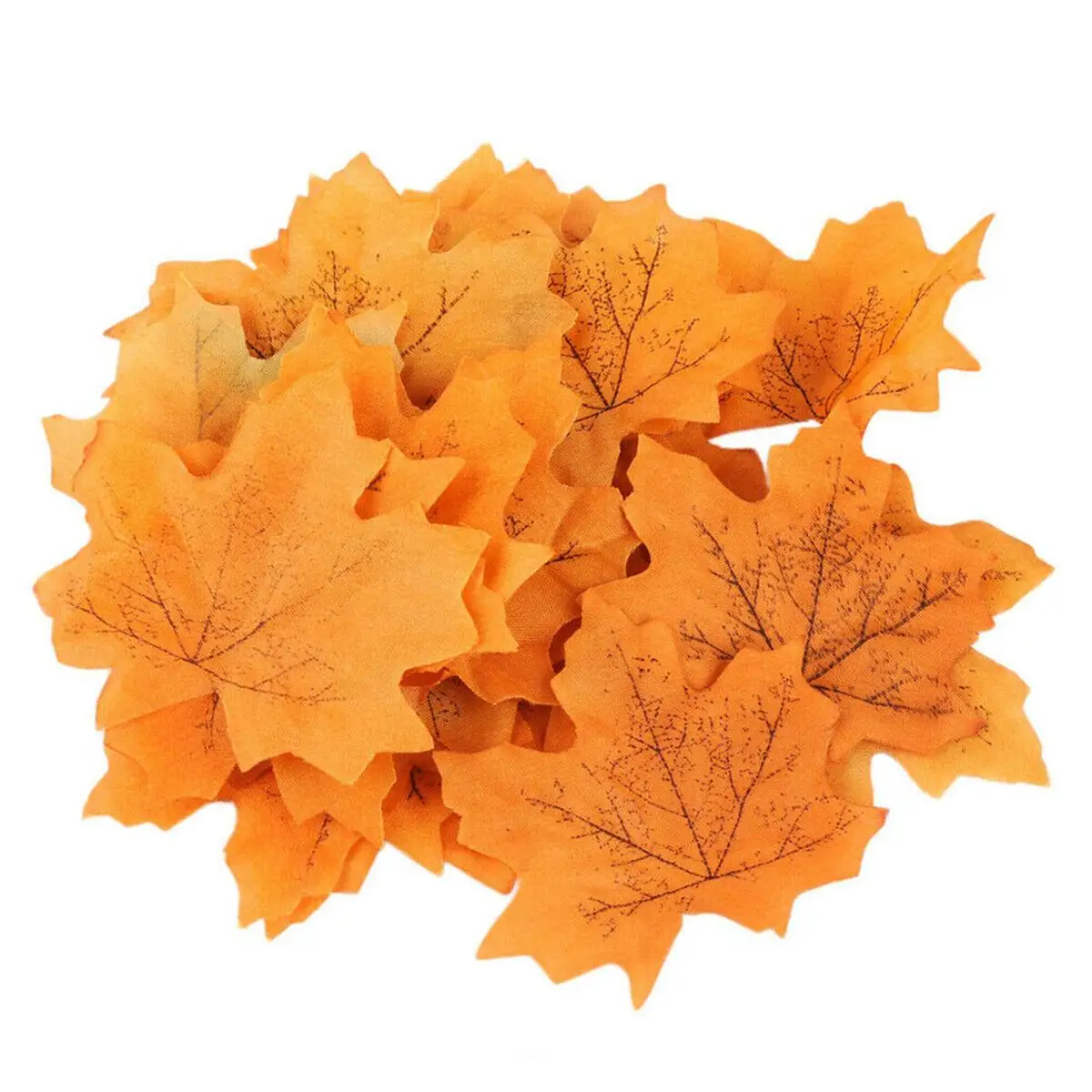100/200pcs Herbst Ahornblatt fallen gefälschte Seiden blätter Handwerk Hochzeits feier Dekor für zu Hause Hochzeits feier Weihnachts dekoration 8*8cm – Detail 23