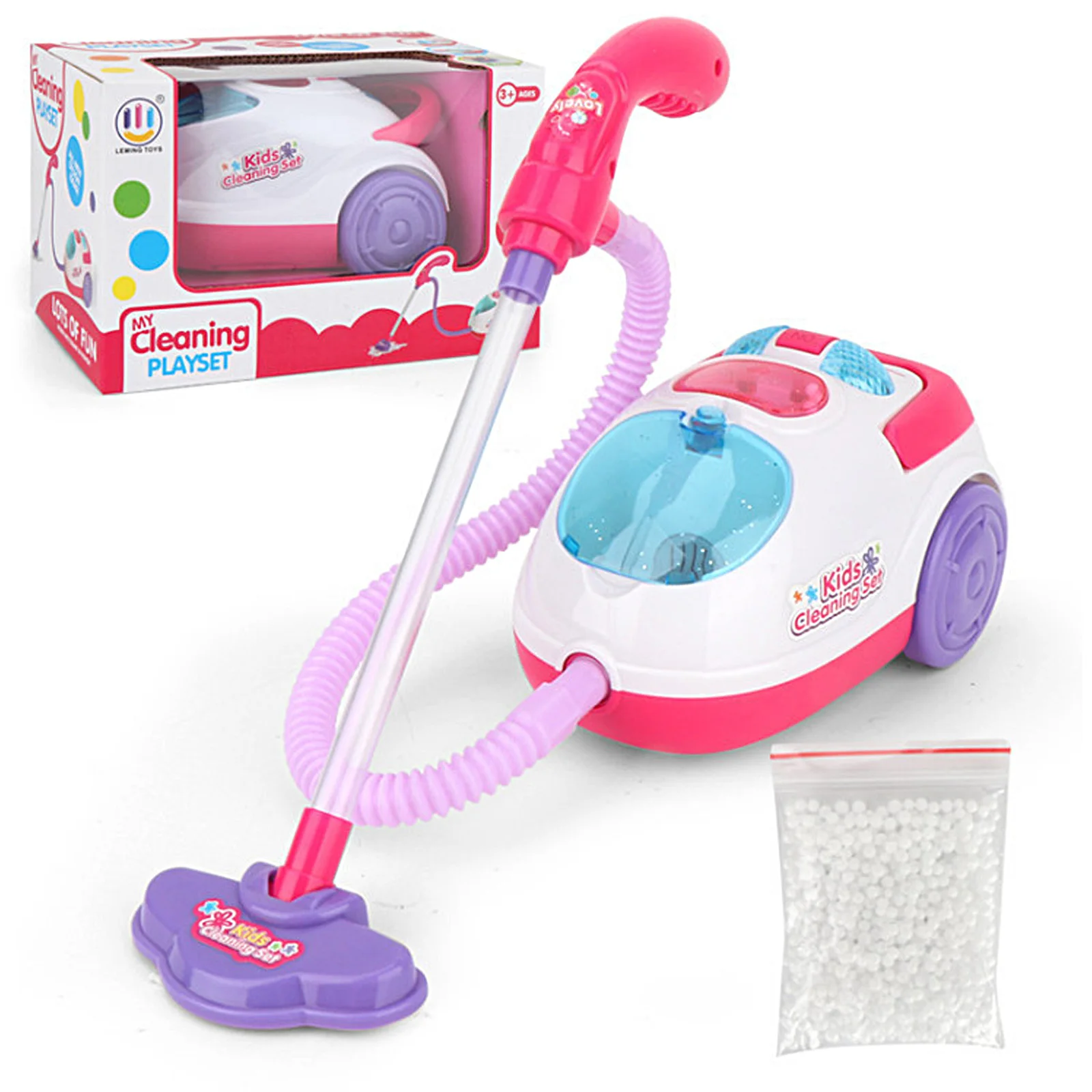 Vacuum Cleaner for Children Toy Household Cleaning Dust Catcher Toys with Sound Light for Boy Girls Pretend Play Games Kids Gifs cleaning toys vacuum cleaner toy children pretend play toys