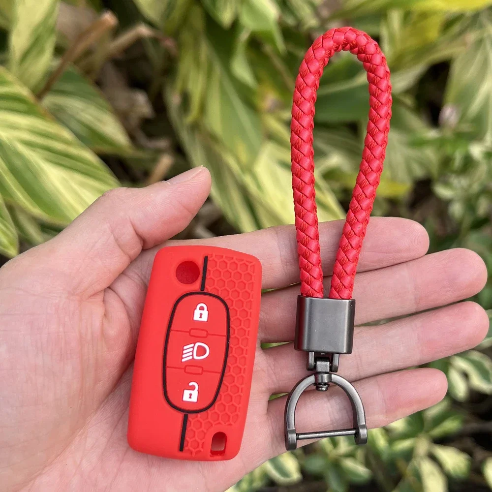 Premium Silicone Car Key Cover - Soft Remote Protector Sleeve