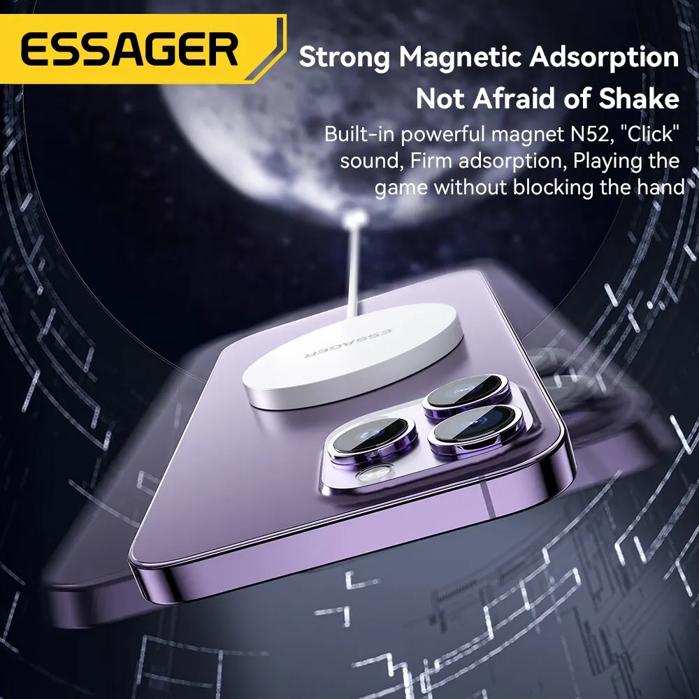 Essager 15w מטען אלחוטי צ 'י מגנטי טעינה מהירה עבור iPhone 14 13 12 pro מהיר pd עבור מתאם pad xiaomi