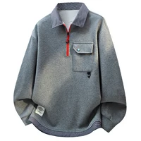 Sweat-shirt à capuche pour hommes, Streetwear, L-6XL 7XL 8XL, automne-hiver, nouveau, à séchage rapide, pour jeunes hommes, couleur unie, décontracté 4